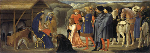 Мазаччо. «Поклонение волхвов» - пределла Пизанского полиптиха / www.Masaccio.ru